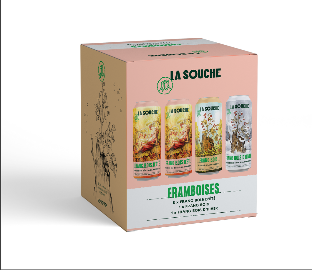 Framboises 4 pack